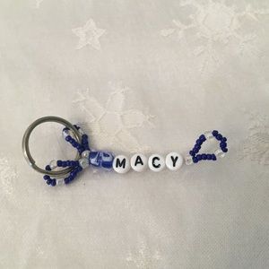 MACY personalized keychain-NEW